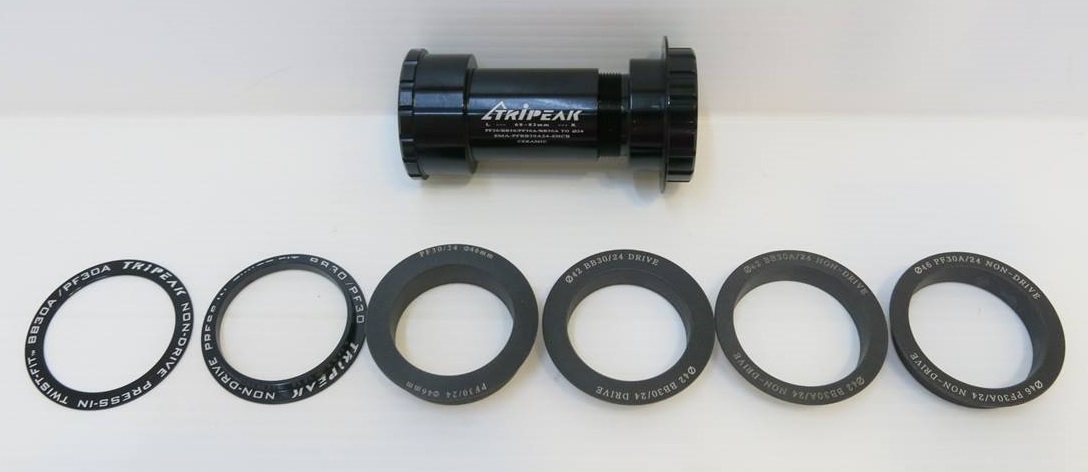 Tripeak 4 IN 1 Bottom Bracket BB30/BB30A/PF30/PF30A to Shimano