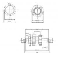 Circus Monkey HDW-ST-F-Birdy Straight Pull Front Hub