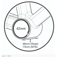 Tripeak BB30 Standard/Snug-Fit Bearing Kit