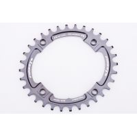 FIREEYE OVAL Narrow-Wide Chainrings Aluminum BCD 104mm