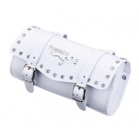 White Option BTR Brora HY-201BAG-SR Genuine Leather Saddle Bag