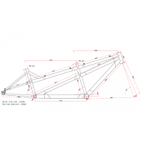 F18"/R15" Option MatrixTank Tandem MTB Frame
