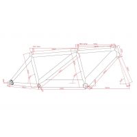 Geometry Chart For 50/44cm Option Matrix Track Tandem Frameset