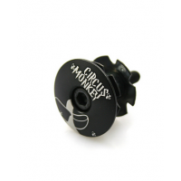 Black Option Circus Monkey Alloy 6061 Headset Top Cap