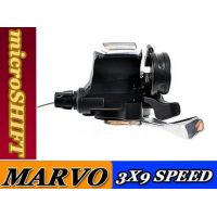 Right MicroShift Marvo XE 3 x 9 Speed Thumb Tap Shifters