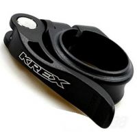 Black Option Krex Plus CNC Aluminium QR Seat Post Clamp