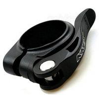 Black Option Krex Plus CNC Aluminium QR Seat Post Clamp