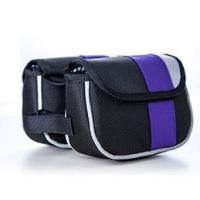 Walco Modern Collection Purple Series Top-Tube Cycling Double Panniers