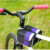 Fitted Walco Modern Collection Purple Series Top-Tube Cycling Double Panniers