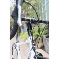 Road Bike is Fitted With Gripfast Bicycle Stem Shock Absorber