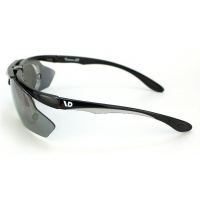 Black/Silver AD Samurai Sunglasses 6