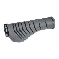 Grey/Black Option T-One AERO Ergonomically Shaped Lock-On Bar End Handlebar Grips