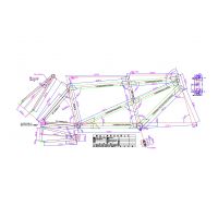 Matrix 2017 Carbon/Aluminum Track Tandem Frameset