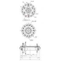 Circus Monkey HDW2-F&HDW3-F MTB/XC/Cyclocross Front Disc Hub
