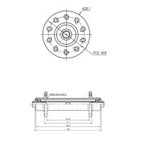Circus Monkey HRW3-F (HRW1-F) Road Front Hub