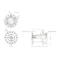 Circus Monkey HDHC-F-LEFTY MTB Front Disc Hub