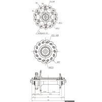 Circus Monkey HDW2C-F MTB/XC/Road/Cyclocross Front Disc Hub