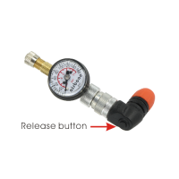 Airbone ZT-618B 160psi pump with pressure gauge