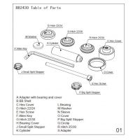 Table of parts