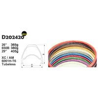 Circus Monkey D202420 26"/650B/29" Aluminum Rim (For Disc Brake)