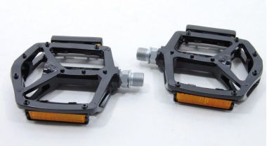 Black Option Wellgo MG3 2DU Magnesium MTB Pedals