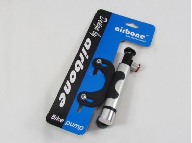 Silver Option Airbone ZT-724 Supernova Dual Function Schrader Mini Pump