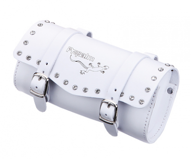 White Option BTR Brora HY-201BAG-SR Genuine Leather Saddle Bag