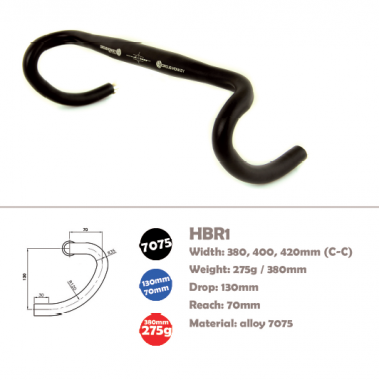 Circus Monkey HBR1 Alloy Road Handlebars