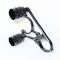 Black Option Gearoop WF CDM-315 Cool Jaguar Aluminium MTB/Road Double Bracket Adapter