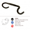 Circus Monkey HBR1 Alloy Road Handlebars